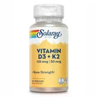 Вітамін Д3 + К2 Solaray Vitamin D3 + K2 5000IU 60 vcaps