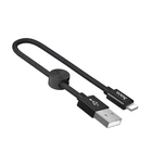 Кабель зарядки HOCO X35 (2.4A) (0.25M) для Apple Lightning to USB для iOS пристроїв iPhone/iPad/iPod Чорний
