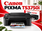 Принтер кольорового друку 3 в 1 Canon Pixma TS3750i WiFi БФП бездротового друку