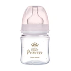 Пляшка антиколікова з широким отвором120мл PP Easy Start ROYAL BABY Canpol babies рожева
