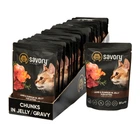 Вологий корм Savory Kitten Ягня з гарбузом в желе 85 г