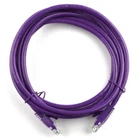 Патч-корд 10 м, RJ-45, Cat.5e, CU, мідь, фіолетовий Ritar (PCR-CU/10Pe/04292)