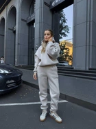 Спортивный костюм на флисе женский