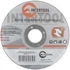 Диск отрезной по металлу 115x2,5x22,2 мм INTERTOOL CT-4005