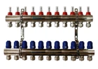 Коллектор в сборе Gross 1"x3/4" 11 выходов никель (8099328225511) (1F34F11)