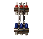Коллектор в сборе Gross 1"x3/4" 3 выхода никель (8099328225503) (1F34F3)