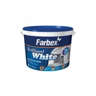 Краска для стен и потолков белоснежная ВДА "Brilliant White" Farbex матовая белая (База А) 5 л. (7 кг.)