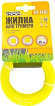 Леска для триммера Mastertool 1.65 мм 15 м "квадрат" (19-1416)