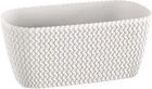 Балконний ящик Prosperplast Splofy Case 40 см Білий (26071-449)