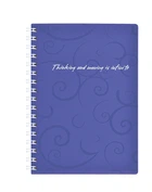Записная книга блокнот Buromax Barocco А6 80 л клетка фиолетовый (BM.2589-607)