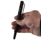 Ручка-склобій мілітарі Laix B7-H чорна з гострим наконечником (B7-H) - зображення 1