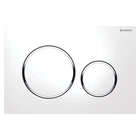 Geberit SIGMA 20 cмывная клавиша, двойной смыв, белый/хром глянцевый/белый (115.882.KJ.1)