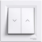 Выключатель для жалюзи Schneider Electric Asfora Белый с рамкой (EPH1300121)