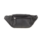 Шкіряна сумка на пояс (бананка) Visconti 720 Bumbag (Black)