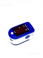 Пульсоксиметр Jziki Blue електронний на палець пульсометр і оксиметром для вимірювання кисню в крові і пульсу - зображення 3