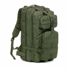 Тактичний військовий рюкзак Antithief 25л темно-зелений - зображення 1