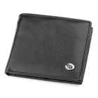 Мужской кошелек ST Leather ST159 кожаный Черный (18305)