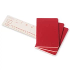 Блокнот Moleskine Cahier Бордовый карманный 64 страницы в линию 9х14 см (9788862930956)