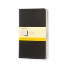 Блокнот Moleskine Cahier Черный средний 80 страниц в клетку 13х21 см (9788883704963)