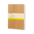 Блокнот Moleskine Cahier Бежевый большой 120 страниц нелинованный 19х25 см (9788883705069)