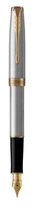 Ручка пір’яна Parker SONNET 17 Stainless Steel GT FP F (84 111)