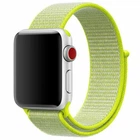 Ремешок Nylon для Apple watch 38mm/40mm (Салатовый / Neon green) Epik (120510)