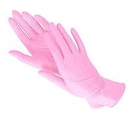 Перчатки одноразовые нитриловые не опудренные «Престиж Медикал» розовые XS (100 шт., 50 пар, плотность 3,8 г) - изображение 2