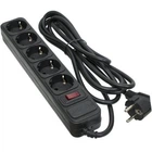 Фільтр живлення Patron 3.0 m3*1.5mm2 (SP-1653) 5 розеток BLACK (EXT-PN-SP-1653)