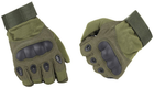 Тактичні рукавички повнопалі Oakley M темно-зелені - зображення 4