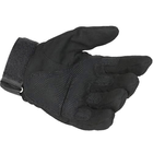 Тактические перчатки полнопалые Oakley L черный - изображение 6