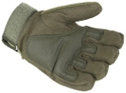 Тактичні рукавички полнопалые Oakley L темно-зелені - зображення 6