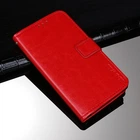 Чехол Idewei для Xiaomi Redmi Note 10 Pro книжка кожа PU с визитницей красный