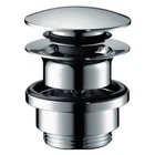 Донный клапан нажимной для раковины HANSGROHE без перелива латунь 1 1/4" глянцевый хром 50100000