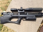 Гвинтівка пневматична РСР Kral Puncher Breaker PCP Synthetic 4,5 мм з глушником і кейсом. Колір - чорний. 36810211 - зображення 5