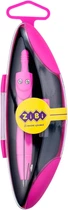Циркуль ZiBi Start Neon в футляре с запасным грифелем Розовый (ZB.5323NS-10)
