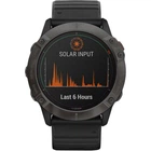 Смарт-годинник Garmin Fenix 6X Pro Solar Titanium Carbon Grey DLC with Black Band (010-02157-21)