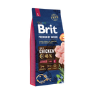Сухой корм Brit Premium Junior L для щенков и молодых собак крупных пород со вкусом курицы