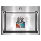 Мойка для кухни MIXXUS из нержавеющей стали MX5843-200x1.0-SATIN 580x430мм прямоугольная врезная матовая 1мм с сифоном MX0575