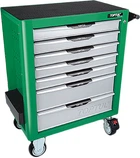 Тележка с инструментом Toptul Pro-Plus 7 секций 261 предмет Зеленая (GE-26117)