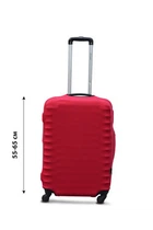 Чохол для валізки Coverbag дайвінг M червоний