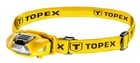 Фонарик TOPEX налобный, 1Вт, 70 люменов, 4 режима, 1xAA, белый и красный свет (94W390)