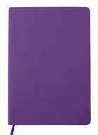 Записная книга блокнот Buromax TOUCH ME LOGO2U A5 96 л клетка иск.кожа фиолетовый (BM.295102-07)