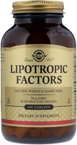 Натуральна добавка Solgar Lipotropic Factors