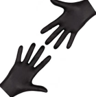 Перчатки чёрные Nitrylex Black нитриловые неопудренные L RD30104004 - изображение 2