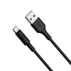 Кабель HOCO X25 USB to Micro 2A, 1m, PVC, PVC connectors, Black (6957531080121)
