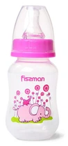 Пляшка дитяча для годування Fissman Babies Рожевий слоник 125мл (FN-6874)