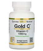 California Gold Vitamin C 1000 mg 60 caps Витамин С USA (8 98220 00931 2)