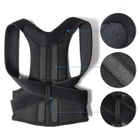 Корректор осанки корсет Back Pain Need Help для ровной спины от сутулости Черный - изображение 7