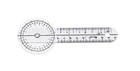 Гоніометр лінійка для вимірювання рухливості суглобів 250 мм 360° - зображення 1