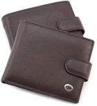Чоловічий шкіряний гаманець ST Leather (ST103) 98304 Коричневий